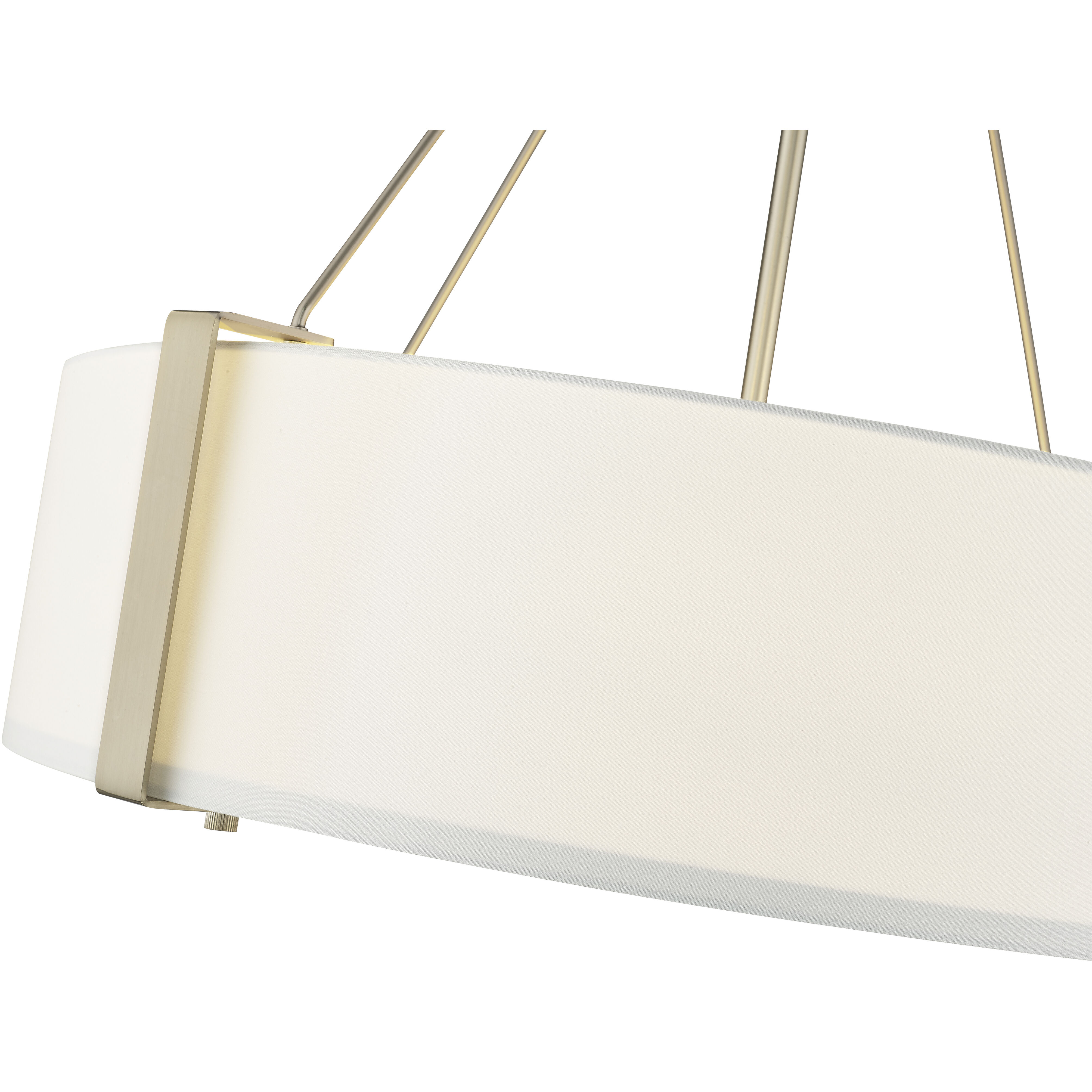 Telfar 3 Light 24 inch Modern Gold/White Pendant Ceiling Light